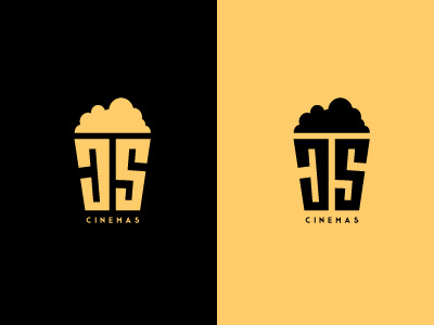 JS CINEMAS LOGO. brand identity branding cinema design icon illustration logo designer logos music typography vector web