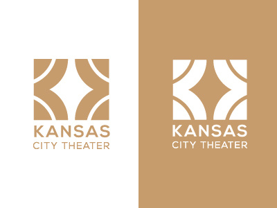 KANSAS CITY THEATER LOGO brand identity branding concept debut design icon illustration logo designer logos typography vector web