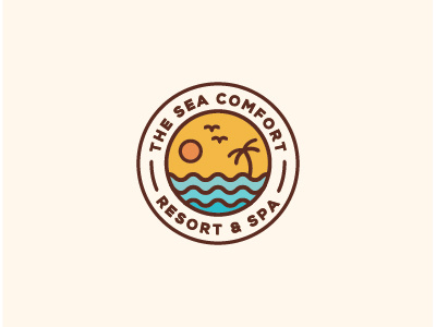 THE SEA COMFORT - LOGO DESIGN brand brand identity branding design icon illustration logo designer logos type typography vector web