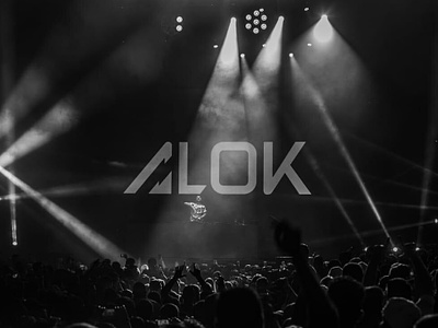 DJ ALOK Logo bless creatics brand brand identity branding design graphic design icon logo logo design logo designer logo type logos mark typography vector