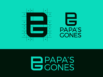Papa's Gones Logo app bless creatics brand brand identity branding branding agency branding and identity graphic design icon logo logo design logo designer logo type logos typography ui