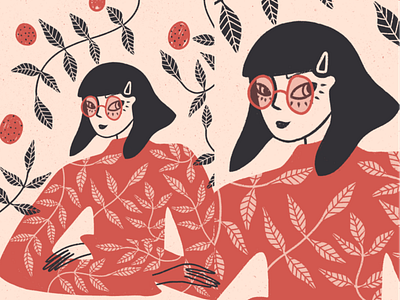 Girl with glasses character character design characterdesign composition creative girl girl character girl illustration girl portrait illustration illustration art illustration artist illustration challenge illustration design illustration digital portrait woman woman illustration woman portrait