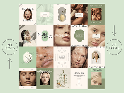 Matcha Skincare Instagram Template  1