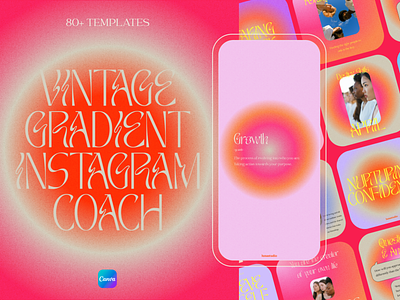 Vintage Gradient Instagram Coach