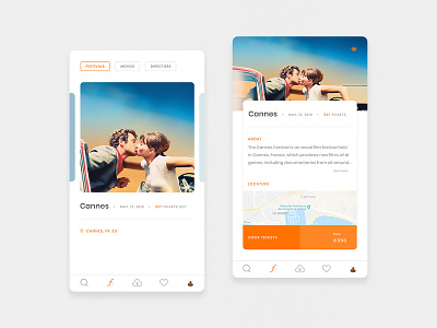 Festivalers | Mobile App | Home | UX/UI app design mobile app ui ux