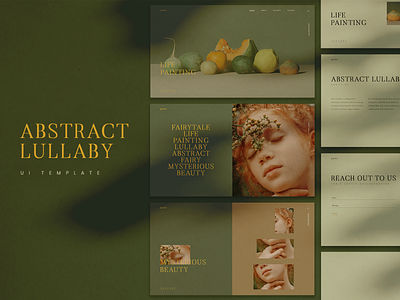 Abstract Lullaby UI Kit blogger template design elements kit pack template ui ui design ui element ui elements ui kit ui kit design ui kit psd ui kit responsive ui pack ui template ui website ui websites website website template