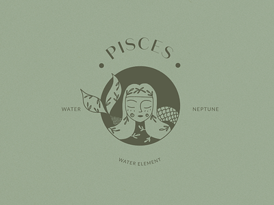 Pisces Logo Horoscope Icon