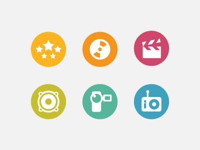 More multimedia icons