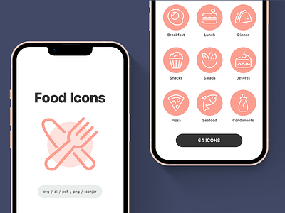 Food Icons — Pixi Line