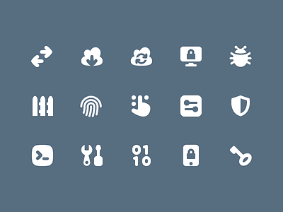 Pixi Icons - Network and Security icon icon set pixi svg vector
