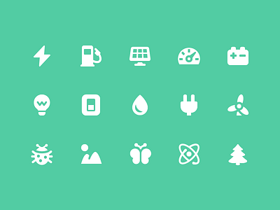 Pixi Icons - Energy and Environment