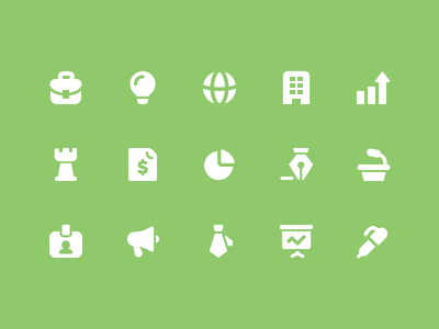 Pixi Icons - Business business icon set icons money pixi ui