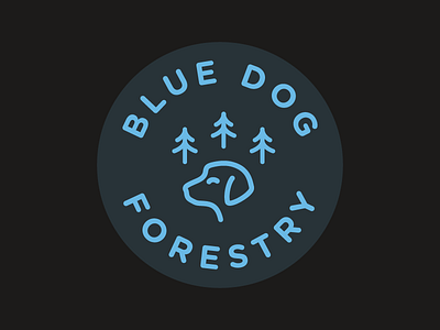 Blue Dog Sticker blue dog sticker