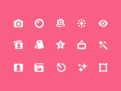 Pixi Icons - Photography icon icon set icons interface pixi ui vector