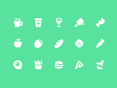 Pixi Icons - Food & Drink icon icon set icons interface pixi ui vector