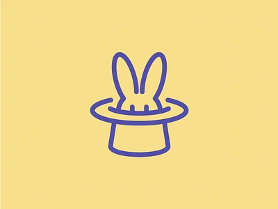 Abracadabra bunny icon icon set icons line magic rabbit ui vector