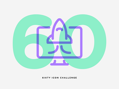 6IXTY Icon Challenge 60 6ixty app design icon icon set icons illustration interface launch line ui vector