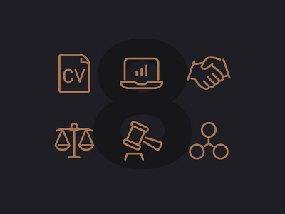 Day 8 business icon icon set icons illustration interface line ui vector