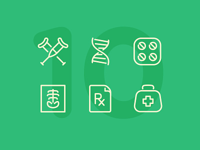 Day 10 health healthcare icon icon set icons interface line ui vector