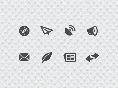 Communication Icons app black icon icon set icons ui user interface vector