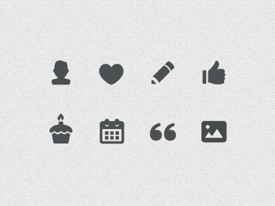 Social Media Icons black icon icon set icons mono social media ui vector