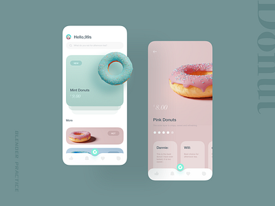 Donuts Interface Practice