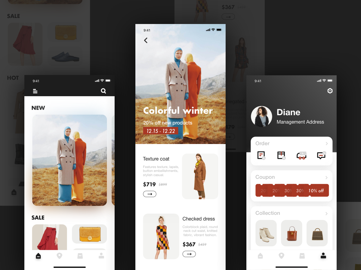 Women's Clothing Store App Concept Design By 99s On Dribbble