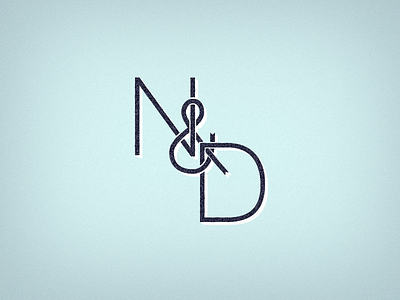 Neelja & Deb Wedding Monogram ampersand lettering logo monogram sans serif type