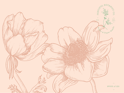 FB Graphic Elements branding floral identity illustration logo seal stamp typography