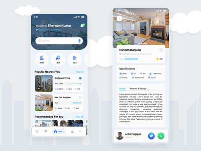 Real Estate App ScreenUi