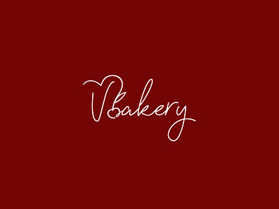 Vbakery logotype almaty branding cherry design graphic design logo logotype