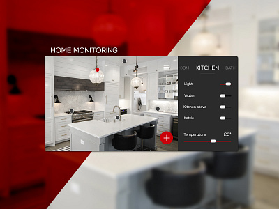 Daily UI #021 Home Monitoring Dashboard 021 app dailyui dashboard home mobile monitoring smart smarthome ui ux
