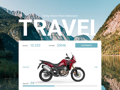 Daily UI challenge #032 — Crowdfunding Campaign