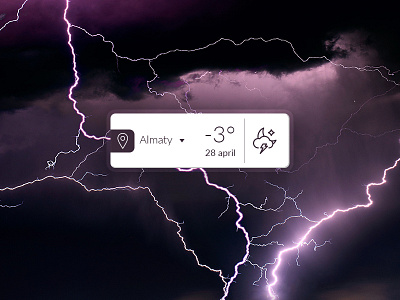 Daily UI challenge #037 — Weather almaty app challenge daily dailyui ui weather