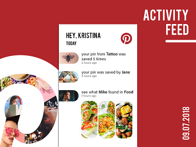Daily Ui Challenge 047 - Activity Feed 047 activity challenge daily feed pinterest ui