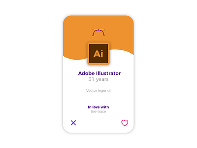 Illustrator Card adobe ai card color icons illustration illustrator ui