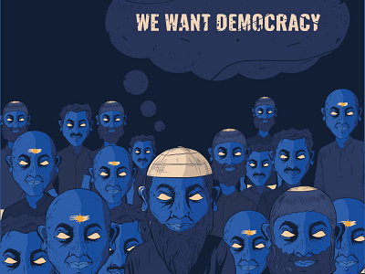 Democracy & Bigotry adobeillustator artdigital artdirection bigotry branding democracy design digital art illustration illustrator vector vector illustration visual identity