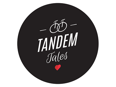 Tandem Tales Logo bicycle bike heart logo tales tandem