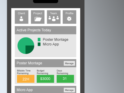 Budgit app budget charts icons mobile money