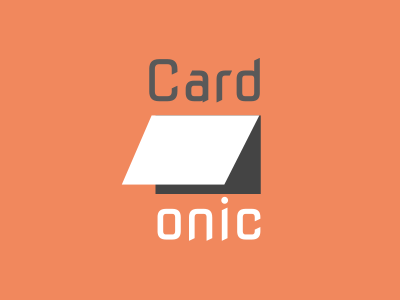 Cardonic - Alternate Logo branding card flat logo minimal