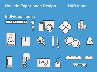 Linecons - Part of Holistic Experience Design customer service icons line icons minimal user experience