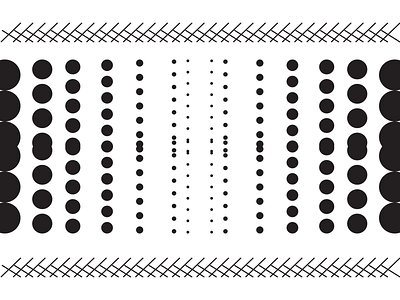 Fission Illusion black and white dots graphic illusion lines pattern texture
