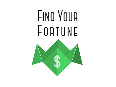Find Your Fortune #2 fortune teller logo money mountain picker