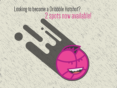 Are you the next Hotshot? basketball character dribbble hot shots invite mohawk
