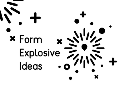 Explosive Ideas abstract explode explosive force icons idea monochromatic