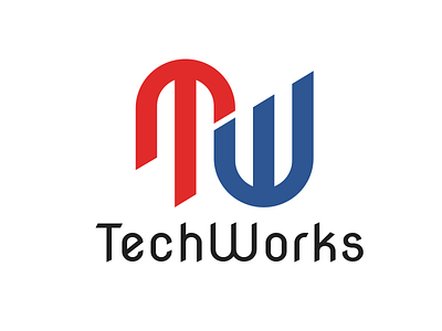 TechWorks branding logo typography