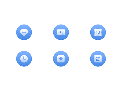 A set of icon design