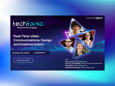 Techtonic - A podcast series app designer branding design designer illustration