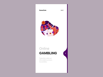 Practice - Onboarding Swipe Animation by Cuberto ui