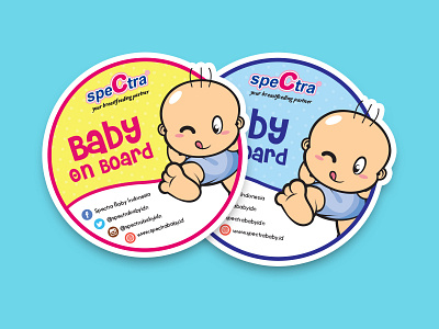 Baby On Board babyonboard brand branding label modern simple